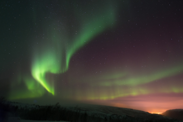 Aurora borealis in Alta, Norway.