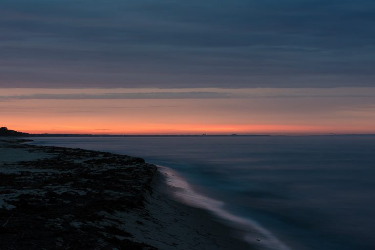 Evening light over Hanö Bay.