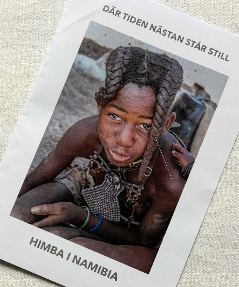 Solveig Jensen utställningen ”Där tiden nästan står still” med fantastiska fotografier på kvinnorna i stammen Himba i Namibia.