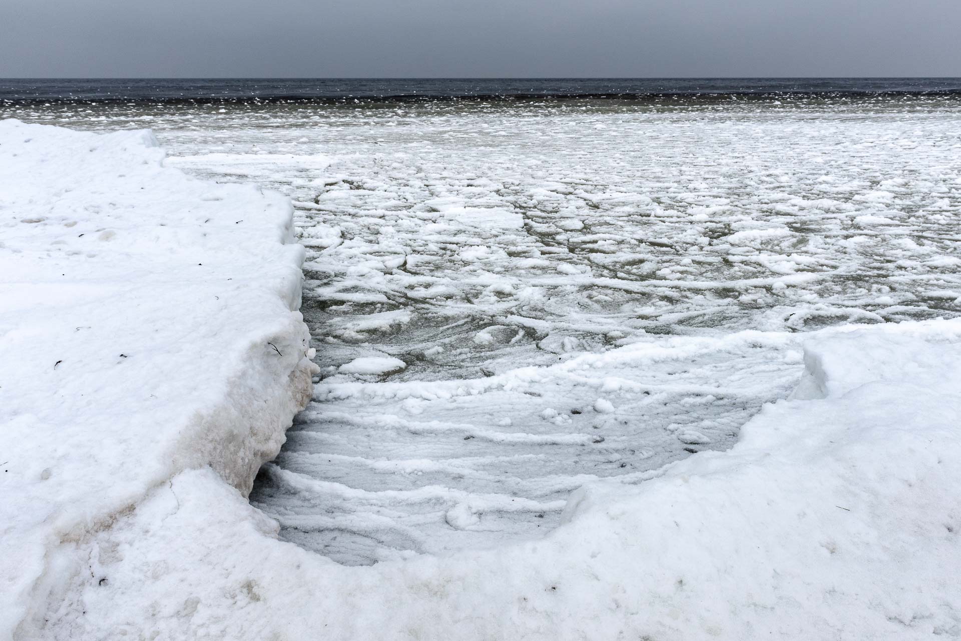 Packad is på Hanöbukten.