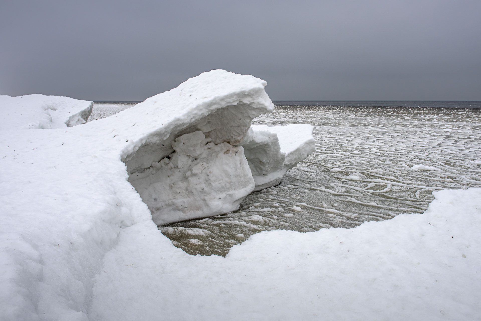 Packad is på Hanöbukten.