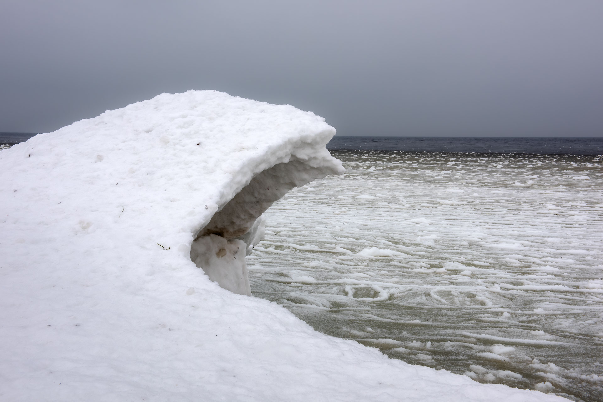 Packad is på Hanöbukten.