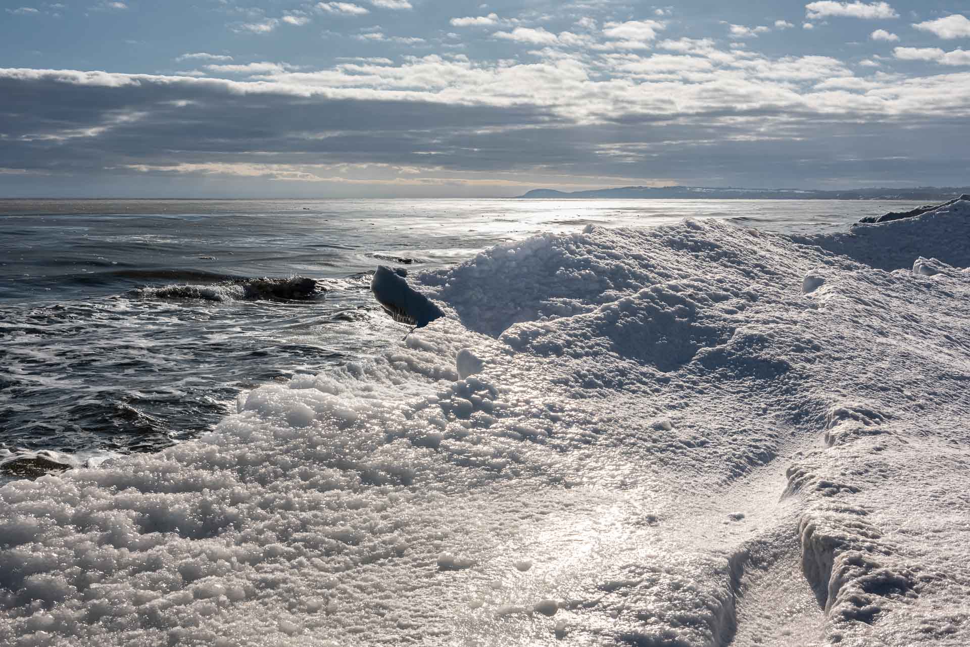 Packad is på Hanöbukten.