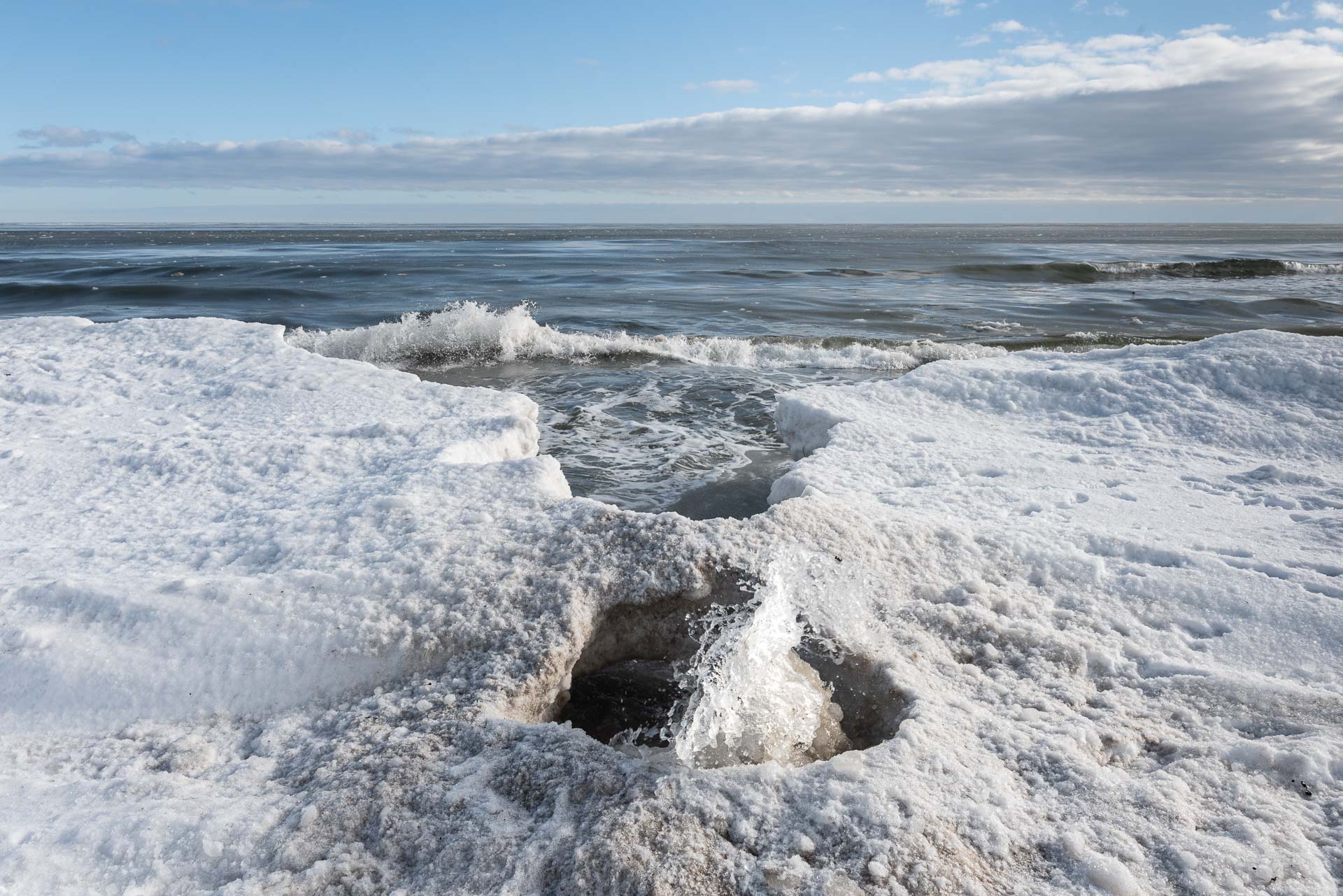 Packad is på Hanöbukten.