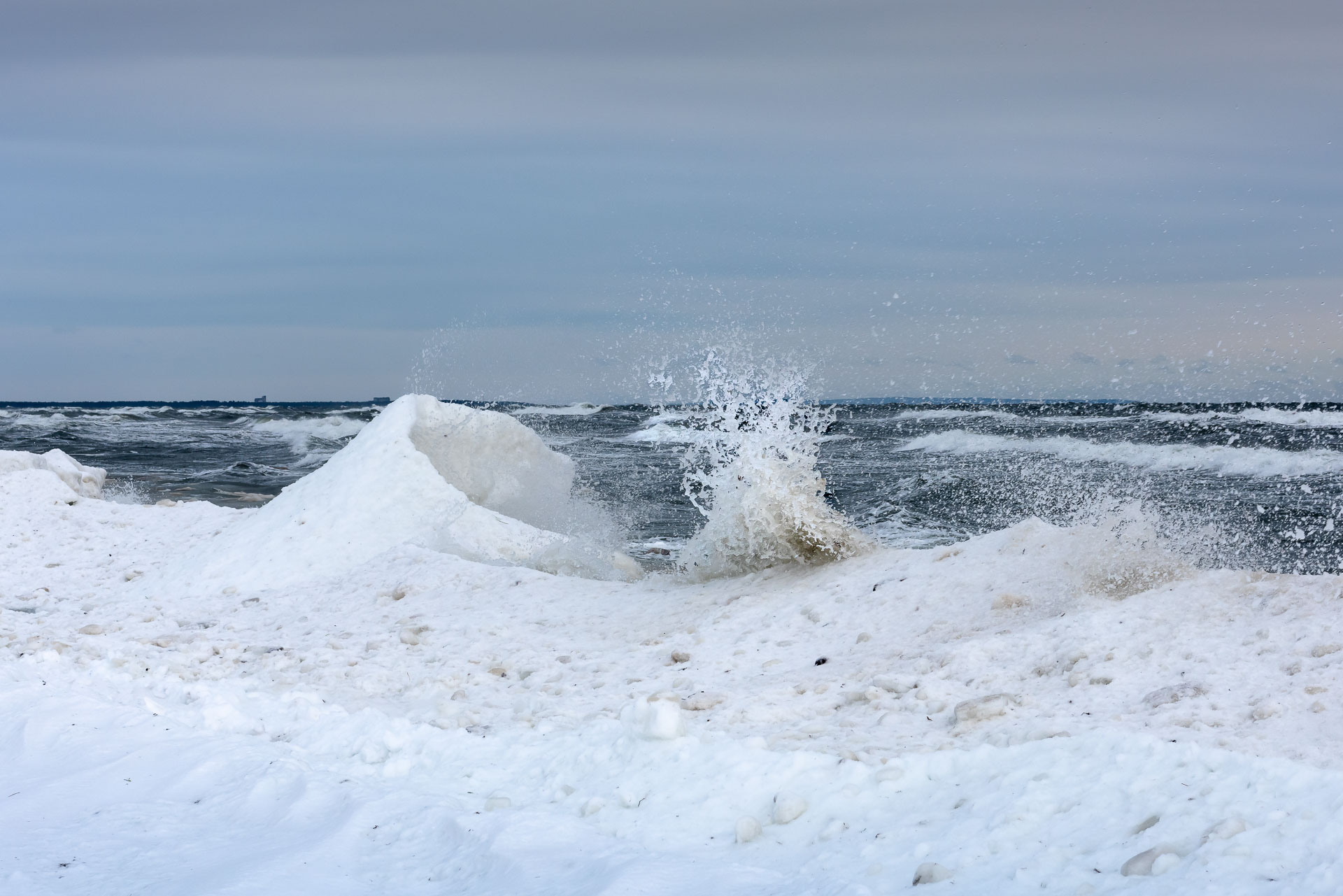 Packad is på Hanöbukten.