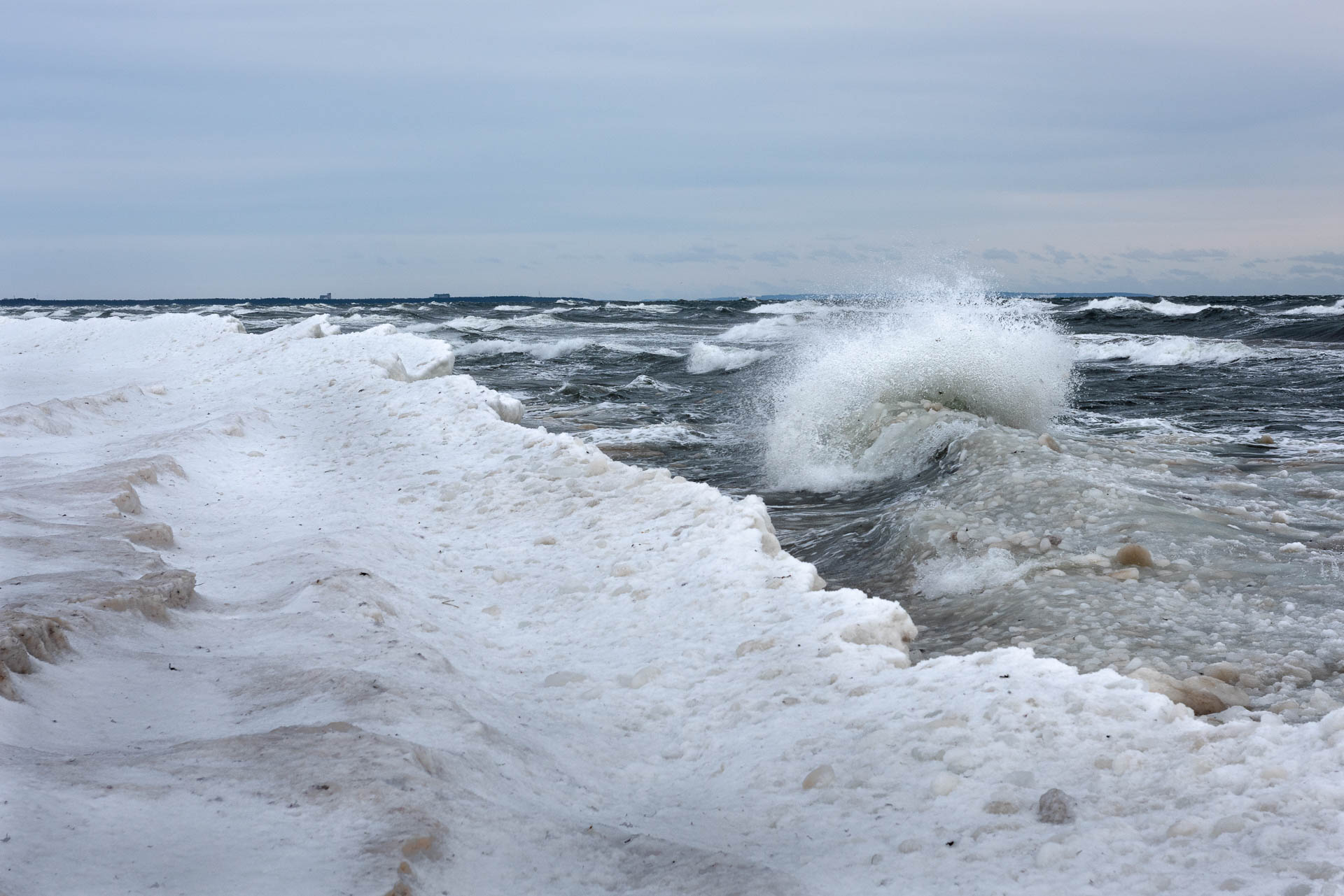 Packad is på Hanöbukten.
