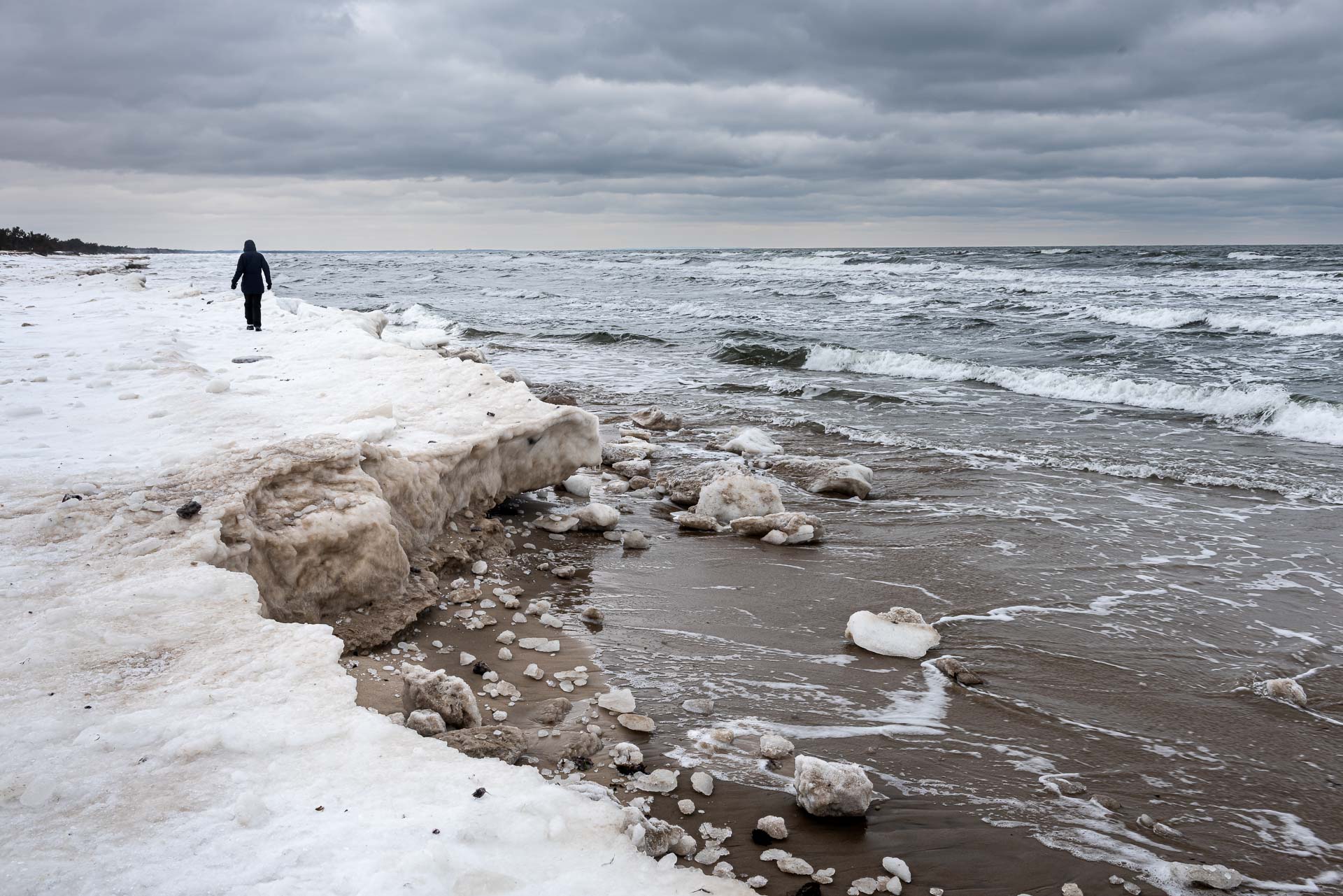Packad is på Hanöbukten.