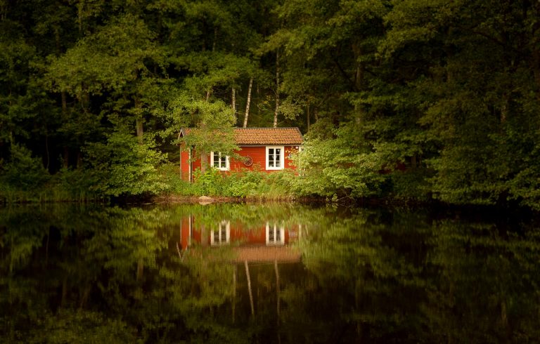 Hus vid dammen 4150